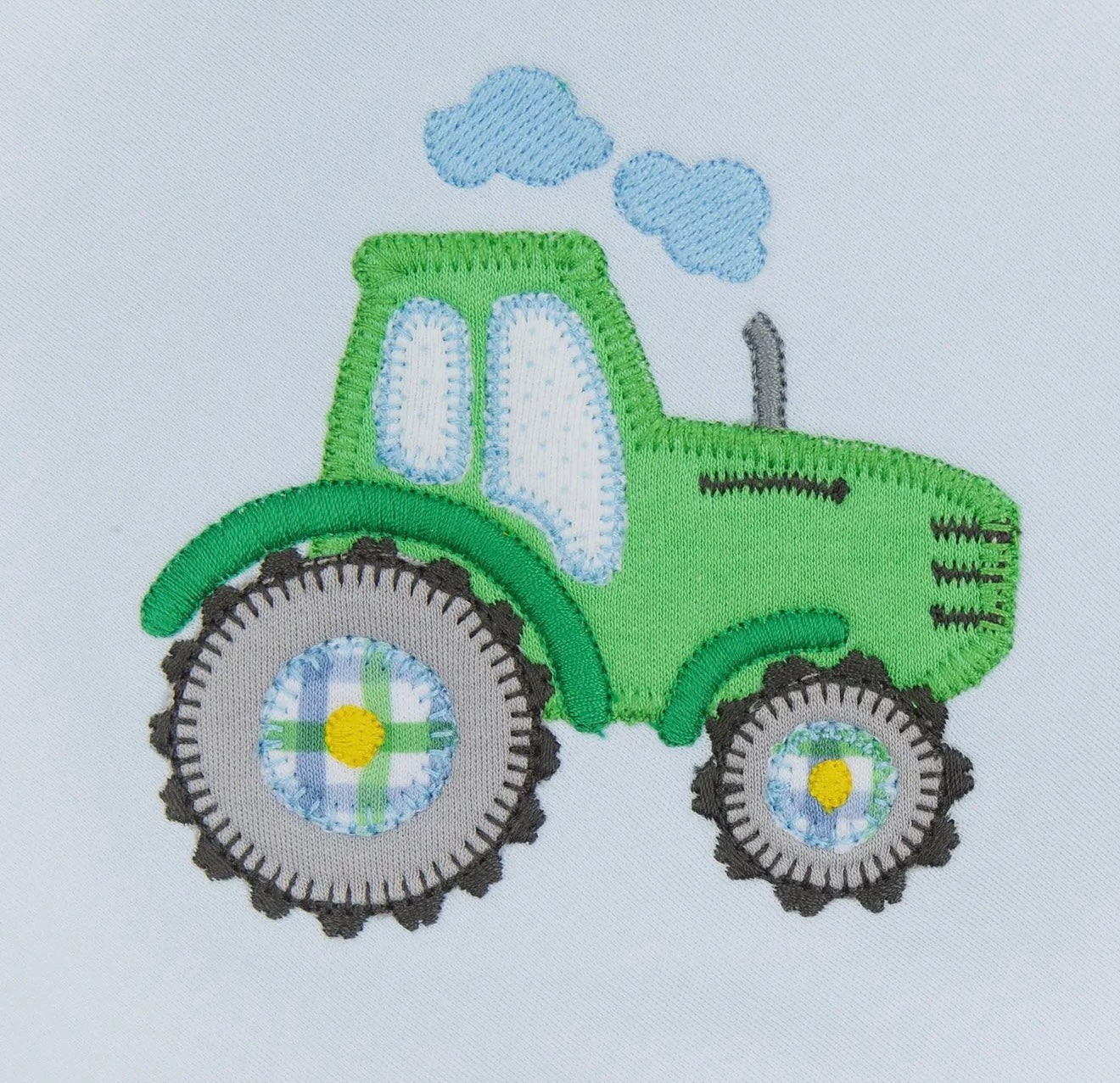 tractor tales diaper cover set|light blue