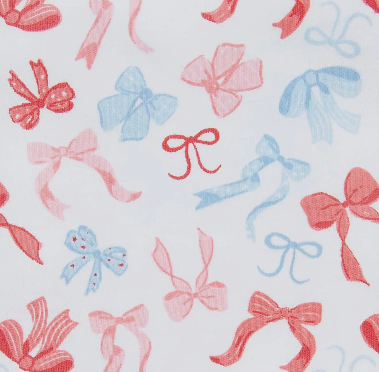 star spangled darling bow bubble|red/blue