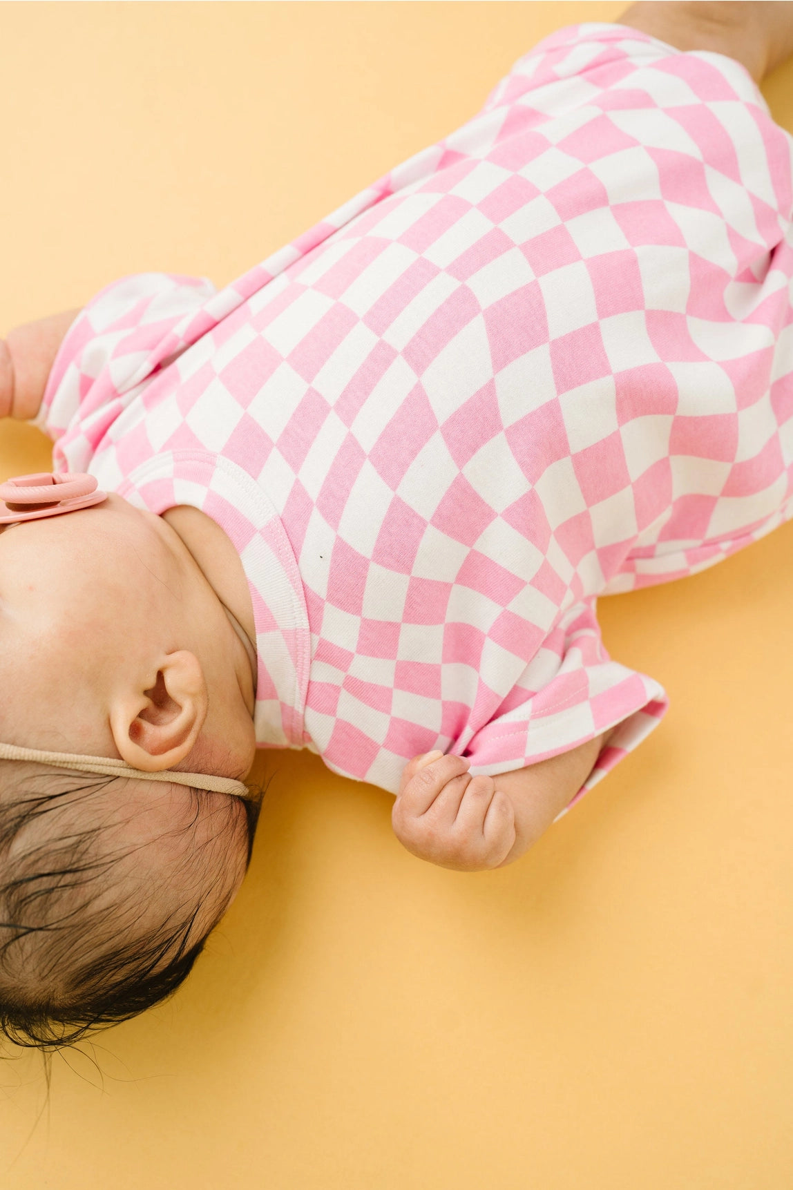 Wavy Slouchy Romper|Pink