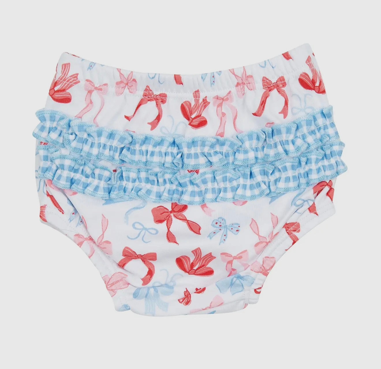star spangled darling bow diaper cover|red/blue