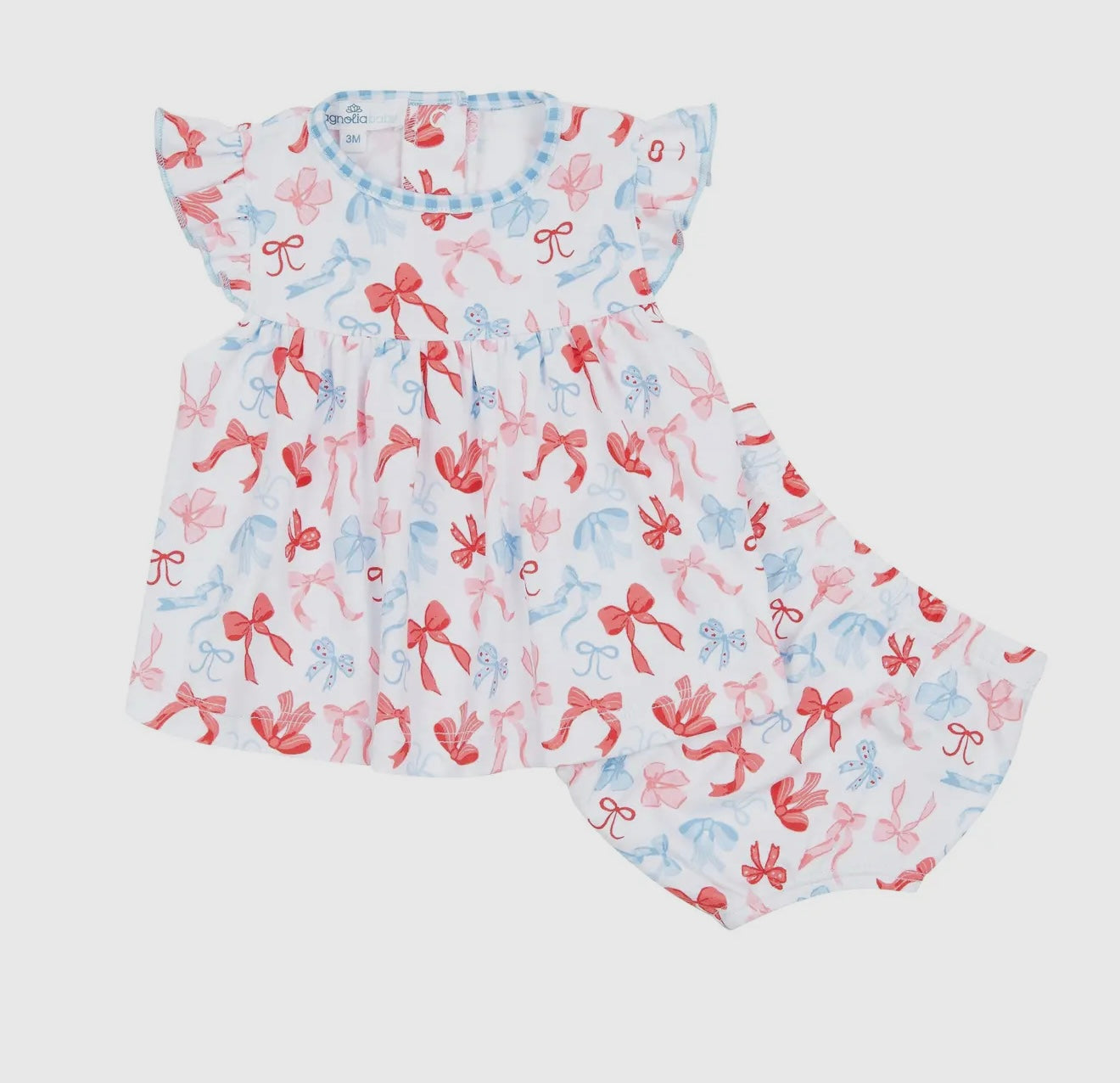 star spangled darling bow diaper cover|red/blue