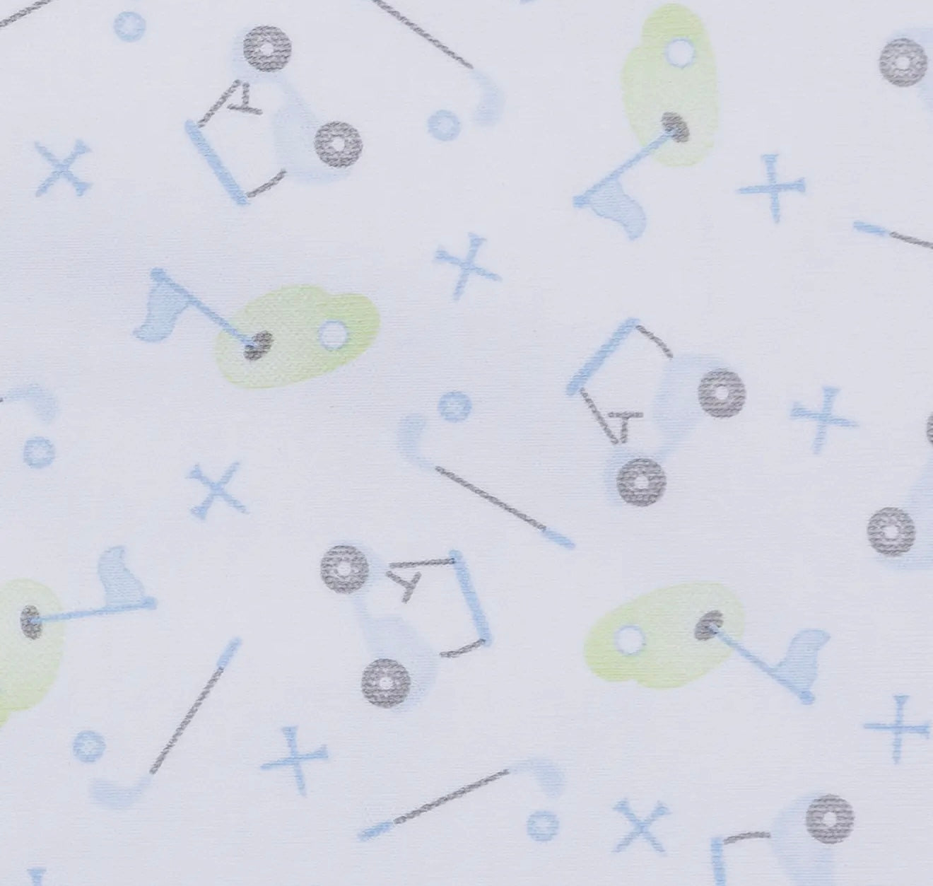 tiny tee time playsuit|light blue