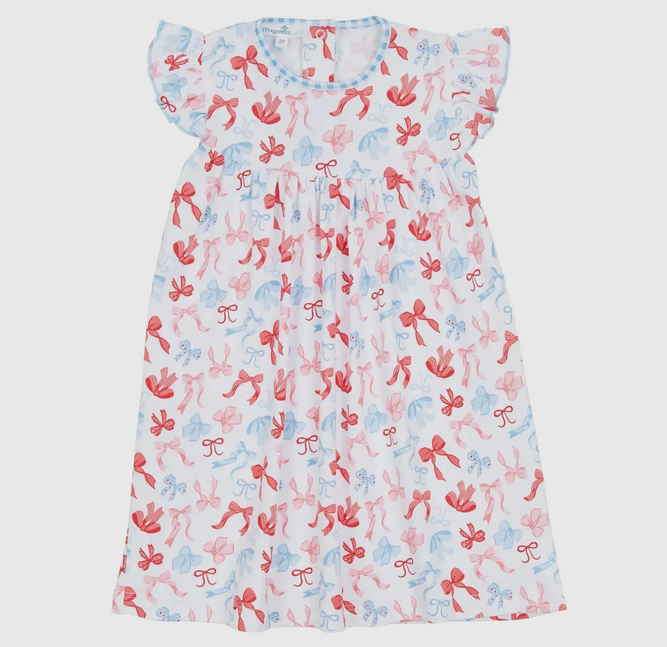 star spangled darling bow dress|red/blue