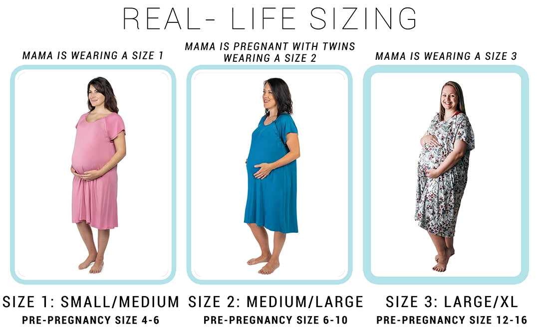 Wild child maternity gown|floral