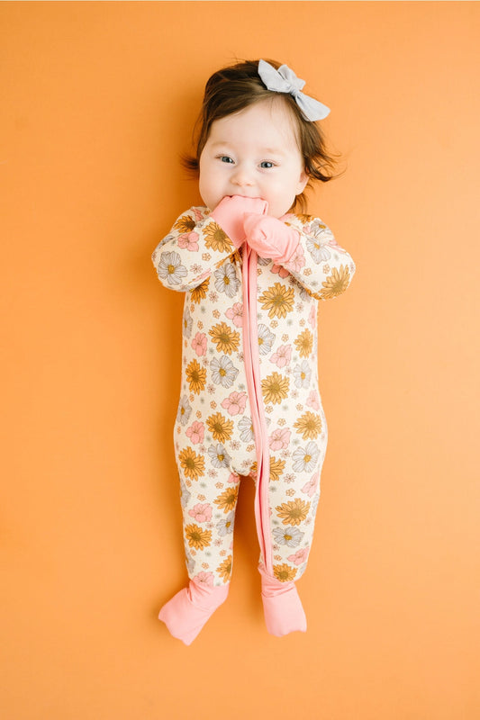 bamboo sleeper|floral