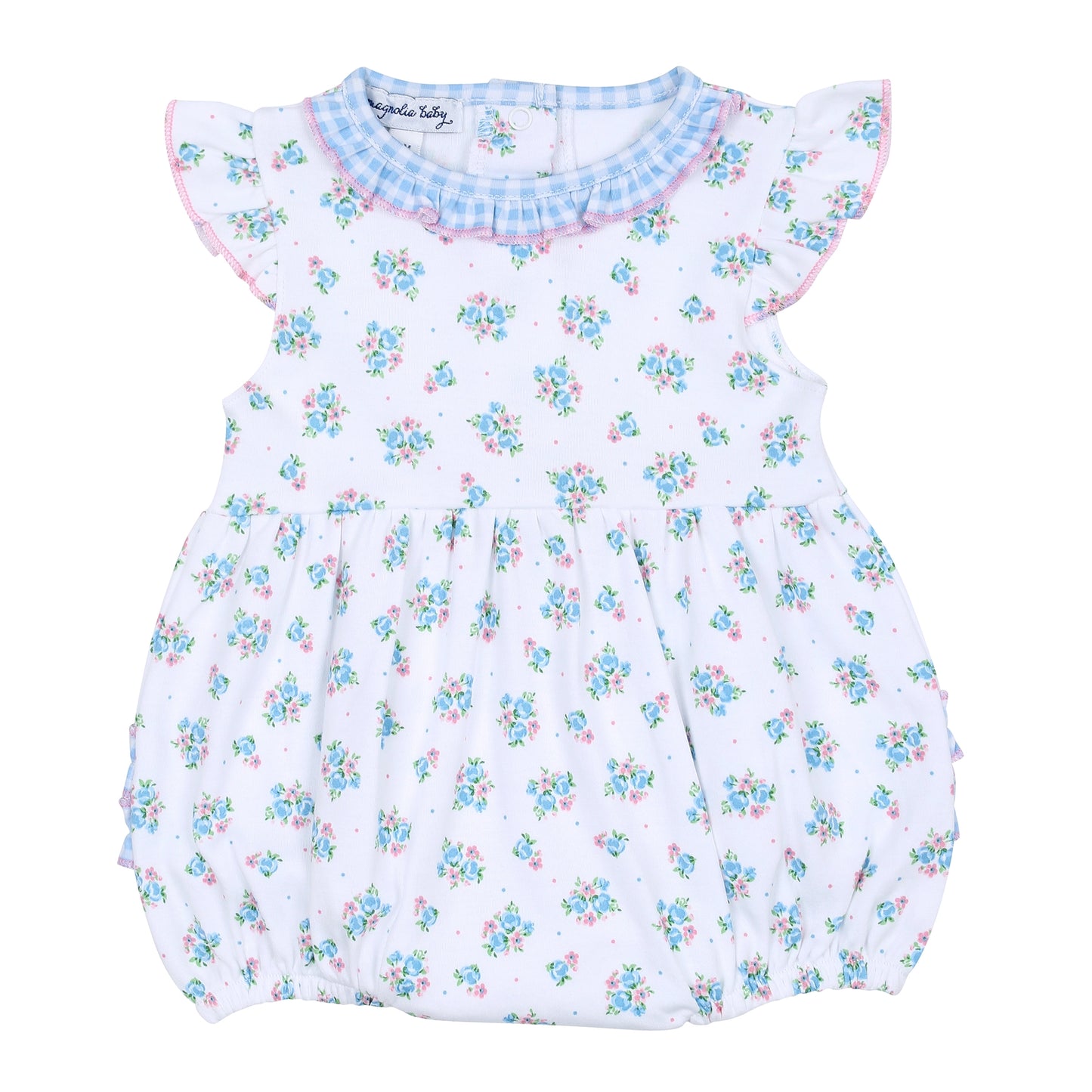 anna's classics ruffle bubble|sky blue
