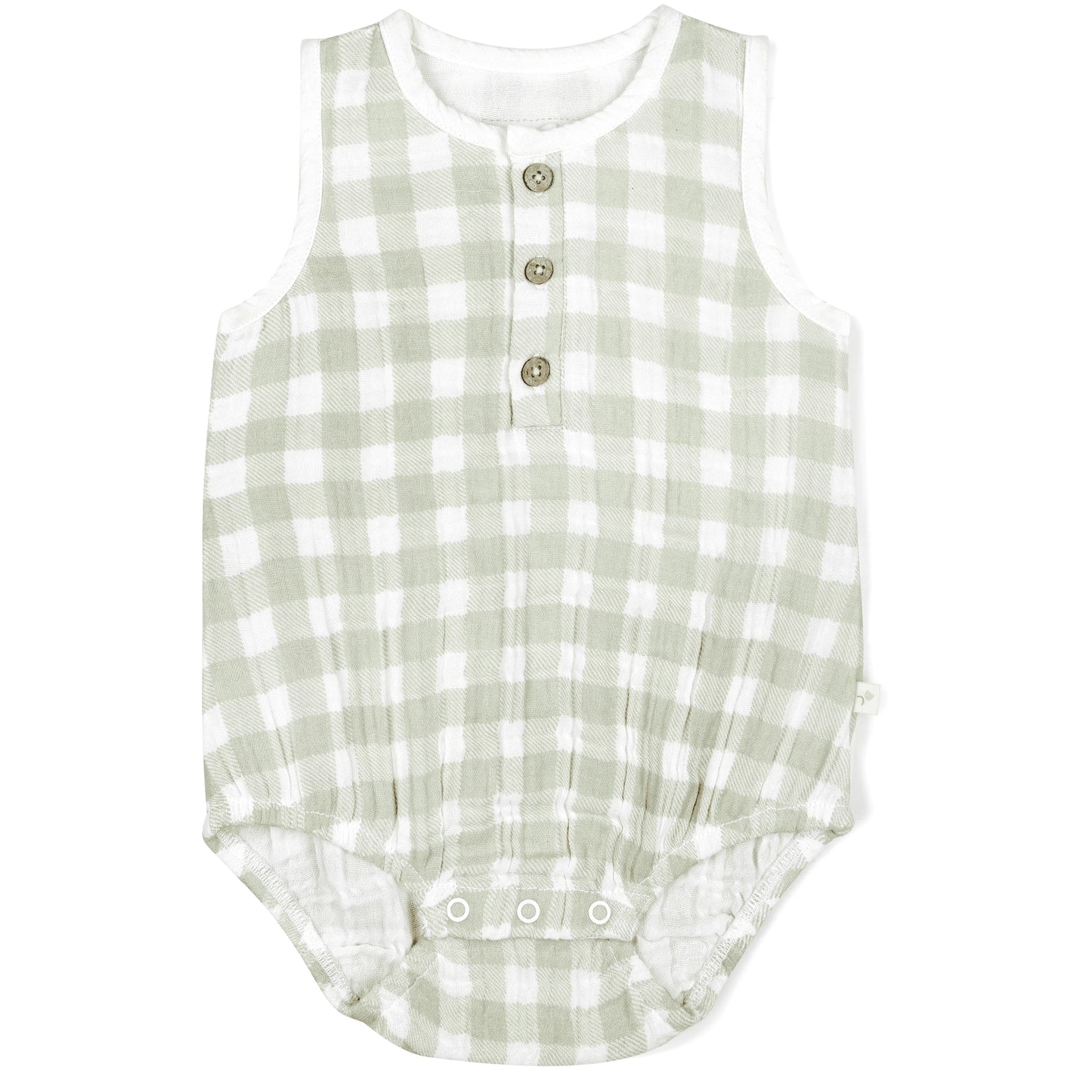 gingham bubble|green