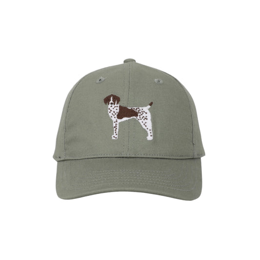pointer hat|vintage army green