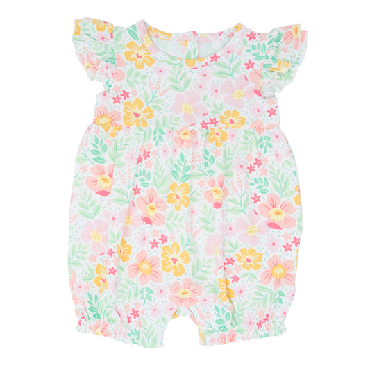 ruffle romper|fantasy flower