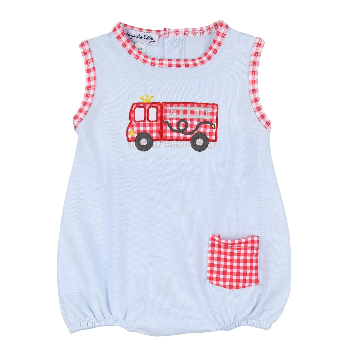 firetruck bubble|blue