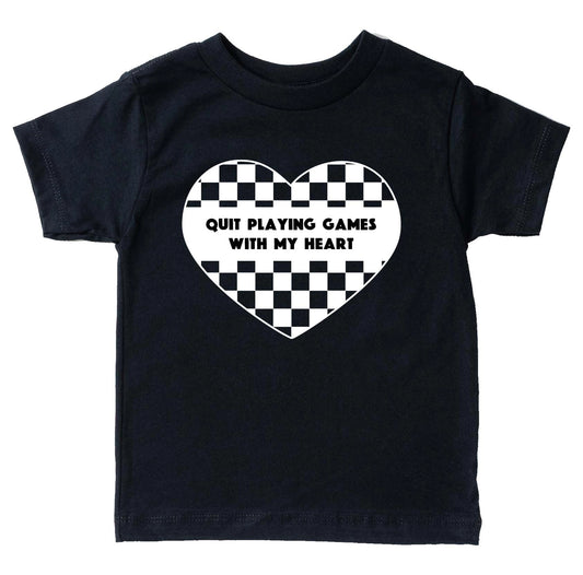 quit playing games t-shirt|black
