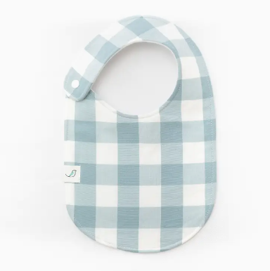 bib|light blue gingham